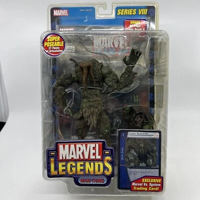 "Figura de acción Marvel Legends MAN-THING ToyBiz serie VIII 8 6"" sellada nueva S11" Foto 1 de 4
