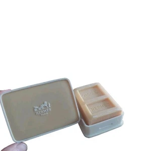 Hermes Paris Vintage Seife Caleche mit SeifenBox 85x60mm Savon Parfümerie NEU - Bild 1 von 4