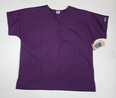 Cherokee Workwear Unisex Scrub Top Size Large Purple 4700 Medical NWT - Image 1 of 4