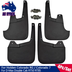 Mud Flaps For Holden Colorado RG 7 Isuzu Dmax Splash Guards Mudguards Mud-flaps - Picture 1 of 6