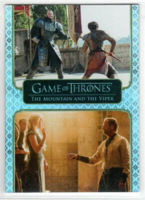 GAME OF THRONES THE COMPLETE SERIES GOLD HOLOFOIL PARALLEL BASE #38 #'D 063/175 - Image 1 of 2