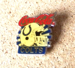 Coca Cola Indianapolis Colts brooch pin coke coca-cola c41185 - Picture 1 of 12