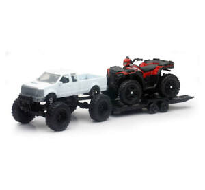 New Ray Toys Die Cast Offroad Pick Up Truck W/ Polaris Sportsman XP1000 Replica