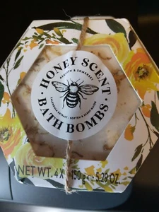 ASQUITH & SOMERSET HONEY CALENDULA BATH BOMBS.....NEW/PACKAGED. - Picture 1 of 2
