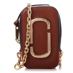 Marc JACOBS Saffiano The Hot Shot Tracolla Mattone Multicolore - Foto 1 di 16