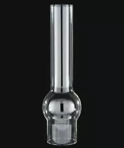 2 5/8"" X 12"" LÁMPARA DE ACEITE DE VIDRIO TRANSPARENTE MATADOR CHIMENEA SE ADAPTA A QUEMADORES DE RAYO Y CD 57952JB - Imagen 1 de 2