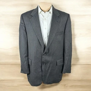 Giacca blazer vintage made in USA uomo 46R grigio flanella - Foto 1 di 10