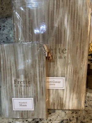 Funda nórdica Frette Home Cervino Queen + una piedra falsa estándar. ¡Nuevo! Foto 1 de 4