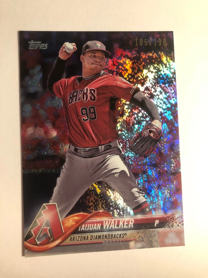 2018 Topps Factory Set Foilboard Sparkle Parallel /190 Taijuan Walker Dbacks 360 - Image 1 of 1