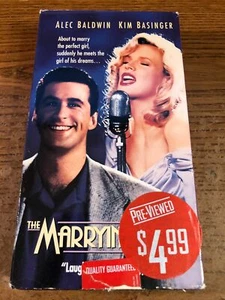 The Marrying Man VHS VCR Video Tape Movie Alec Baldwin Used - Picture 1 of 6