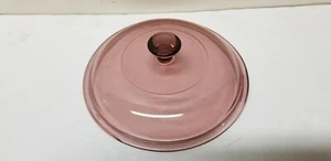 PYREX PLUM AMETHYST GLASS LID ONLY V-1.5-C - Picture 1 of 4