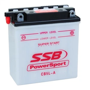 YB5L-A YB5L-B 12V 5AH MOTORCYCLE BATTERY SUZUKI T200 TC200 XT600 SSB - Picture 1 of 4