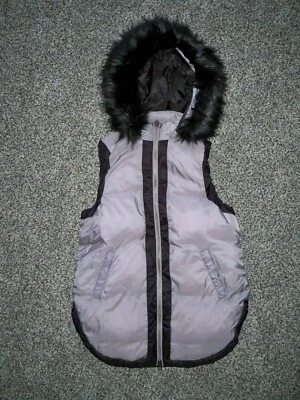 Catálogo Sundance Alpine Walk Capucha Alargado Gris/Negro Chaleco Abombado TALLA M EXCELENTE Foto 1 de 4