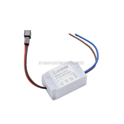 LED Electronic Transformer Smart Power Supply Driver 3X1W AC 85V-265V to DC 12V - Bild 1 von 4