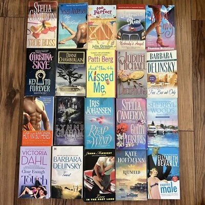 Lot of 20 Modern Day Contemporary Suspense Romance Book Best Seller Authors Mix - Image 1 of 4