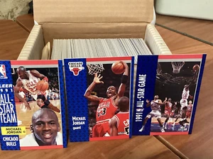 1991-92 Fleer Basketball Complete Set 1-240 Michael Jordan (4 Cards) NrMT - Picture 1 of 7