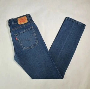 Levi's 510 Boys 18 Reg 29x29 Stretch Skinny Denim Blue Jeans - Picture 1 of 6