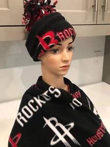 Houston Rockets Basketball NBA Fan Apparel Winter Cap And Scarf Set Souvenirs - Picture 1 of 3