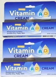SET OF 2 Natureplex Vitamin A & D Cream Moisturizer For Dry & Flaky Skin 1.5 oz - Picture 1 of 1