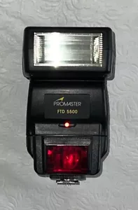 Promaster FTD 5500 Flash for Canon SLR Cameras - Bounce Tilt Strobe Photography - Picture 1 of 3