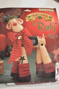Kit de muñecas Daisy Kingdom: ""Rudy"" reno puntada de Navidad y cosas selladas - Imagen 1 de 1