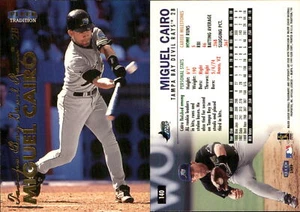 Miguel Cairo 1999 Fleer Tradition #140 Devil Rays FREE SHIP *AutographDen* - Picture 1 of 1