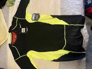 NEU Nike Pro Herren 2xl grün schwarz Dri-Fit tailliert sportliches Oberteil Langarm Zug - Bild 1 von 5