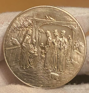 Medalla de escena Franklin Mint Manager 1968 ~ Esculpida por Gilroy Roberts ~ BU - Imagen 1 de 4