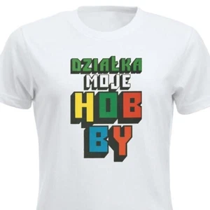 Dzielka Moje Hobby Polska Koszulka Smieszna Polnisches T-Shirt Prezent dla dzielkowca - Bild 1 von 14