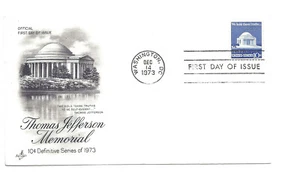 1510 10c Jefferson Memorial, ArtCraft, FDC - Picture 1 of 1