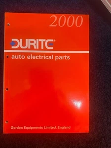 Year 2000 Duritc auto electrical parts catalogue - Picture 1 of 1