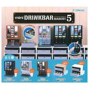 Mini drink bar mascot Part.5 Capsule Toy 5 Types Full Comp Set Gacha New - Picture 1 of 3