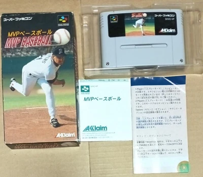MVP BASEBALL Nintendo Super Famicom Japan Import Free shipping FedEx DHL Tested - Image 1 of 4