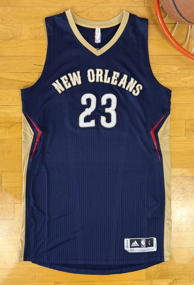 Anthony Davis Adidas Rev 30 Team Issued New Orleans Pelicans Basketball Jersey L - Image 1 of 4