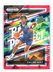 2024 Panini Prizm Draft Picks #11 Caleb Holt Rated Prospect Prizms Red Ice - Picture 1 of 2