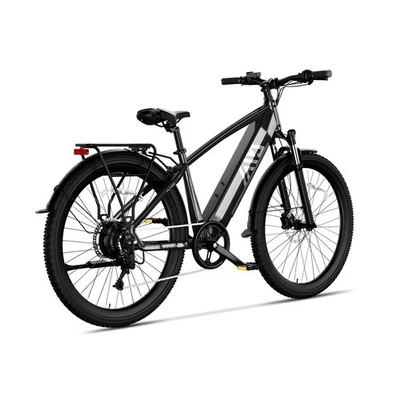 Bicicleta Eléctrica 27.5"" 500W 23MPH LCD Pantalla Frenos de Disco Bicicleta de Montaña 7 Velocidades Foto 1 de 4
