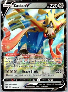 Zacian V - Promo SWSH: Sword & Shield Promo Cards SWSH018 LP - Picture 1 of 2