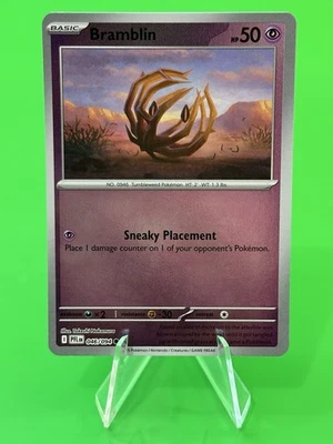 Pokemon Bramblin Phantasmal Flames Reverse Holo Common 046/094 NM!!! - Image 1 of 3