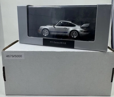 Porsche 911 Carrera RS 3.8 Modelo Coche Transformers Mirage Plata 1/43 4679/5000 Foto 1 de 4