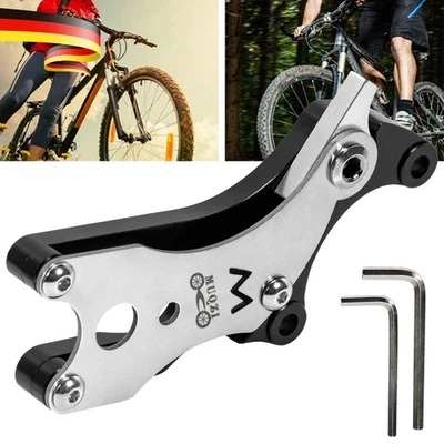 Fahrrad-V-Bremse Zu Scheibenbrems Konverter Adapter Scheibenbremsadapter-Schwarz - Bild 1 von 4