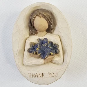 Willow Tree Susan Lordi "Thank You" Keepsake Box 2005 Trinket Box - Picture 1 of 8