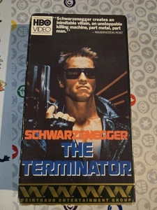 The Terminator 1984 Vintage VHS HBO Video, Arnold Schwarzenegger - Picture 1 of 6