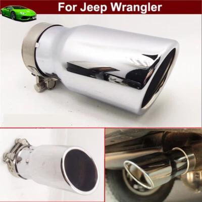 1pcs Exhaust Pipes Tips Exhaust Muffler Tail Pipe for Jeep Wrangler 2010-2026 - Image 1 of 4