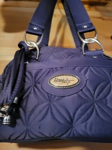 L@@k!!! Donna Sharp Shoulder Bag Purple Quilted 12" x 8" - Picture 1 of 11