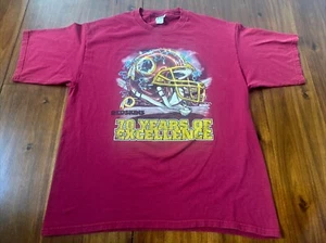 Washington Redskins 70 Years of Excellence Lee Sport Shirt Size XL Vintage 2001 - Picture 1 of 6