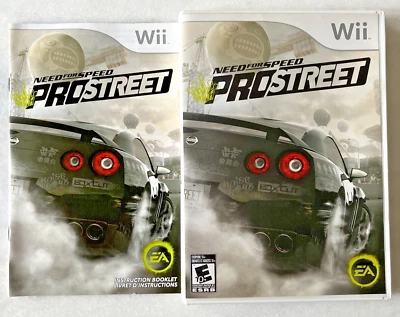 Need For Speed Pro Street (Nintendo Wii, 2007) CIB Complete with Manual Tested - Image 1 of 3