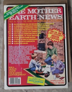 The Mother Earth News David Brower On Environment Sept/Oct 1982 (JM32 - Imagen 1 de 2