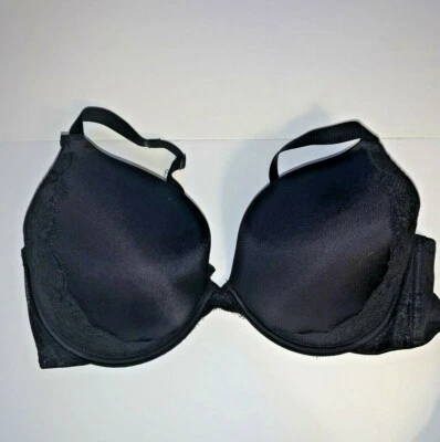 Sujetador AMBRIELLE Sexy & Lacy Negro PUSH UP PLUNGE Talla 40DDD 40 Triple D ❤️tb41 Foto 1 de 4