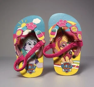 NEU PAW Patrol Kleinkind Mädchen Fersenriemen Flip-Flop Sandalen Größe 5/6 Kombi - Bild 1 von 5