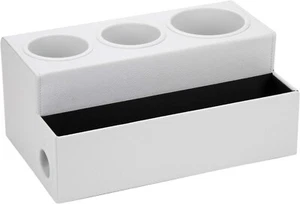 Hair Dryer Holder Hair Stand for Countertop with 3 Holes (White) - Picture 1 of 7